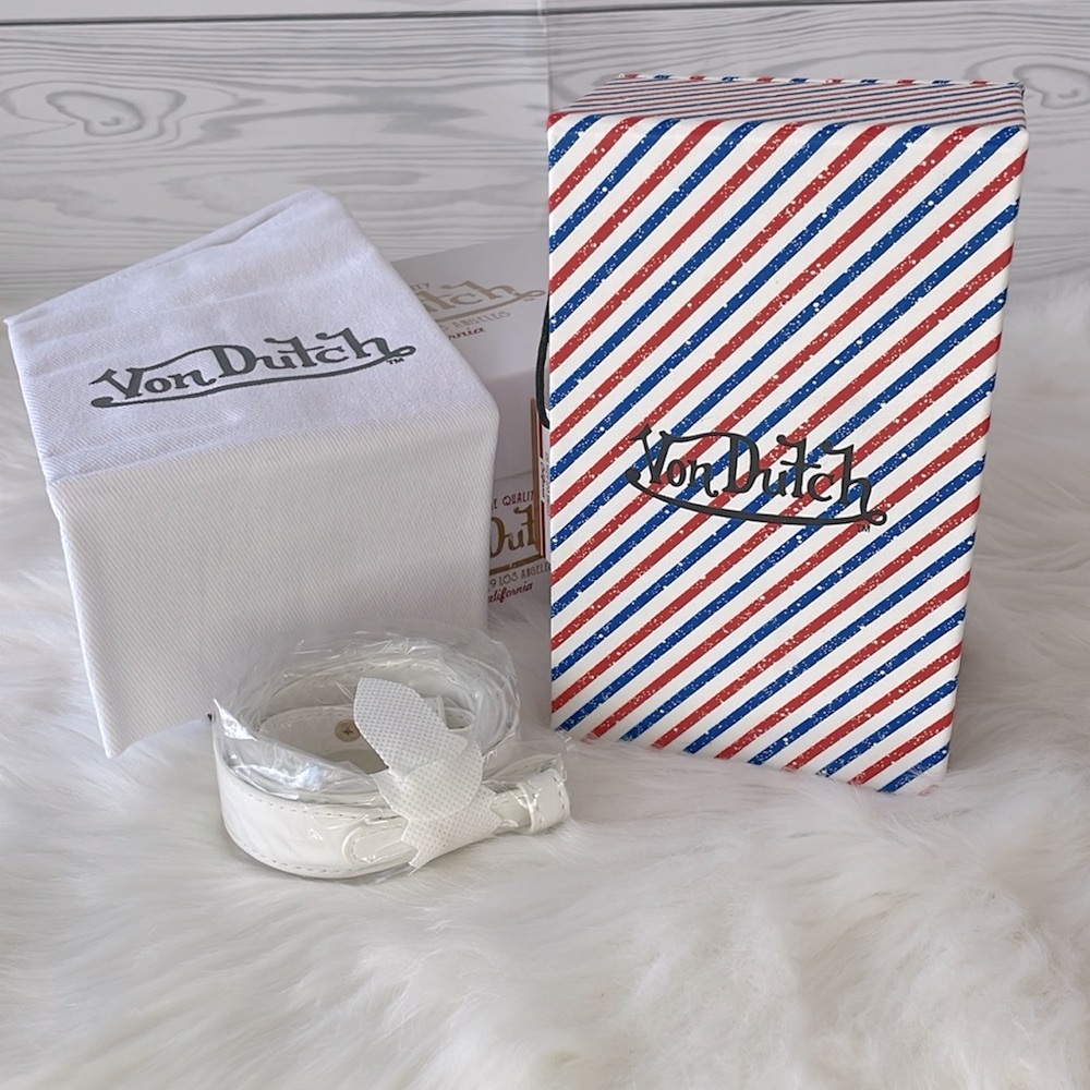 Von‎ Dutch Barbershop Print Crossbody Bag